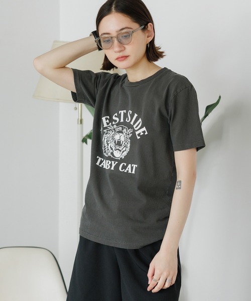 tシャツ MIXTA/ミクスタ  TABBY CAT SS CREWNECK T-SHIRTS Tシャツ レディース メンズ MIXTA tシャツ MIXTA/ミクスタ TABBY CAT SS CREWNECK T-SHIRTS