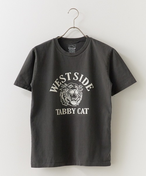 tシャツ MIXTA/ミクスタ  TABBY CAT SS CREWNECK T-SHIRTS Tシャツ レディース メンズ MIXTA tシャツ MIXTA/ミクスタ TABBY CAT SS CREWNECK T-SHIRTS