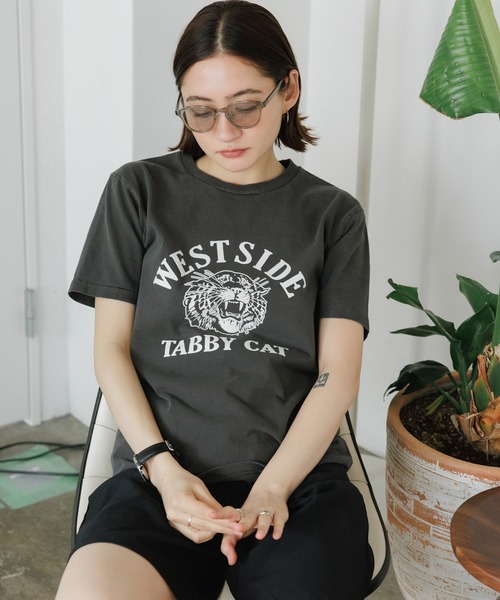 tシャツ MIXTA/ミクスタ　CREW NECK TABBY　Tシャツ レディース etre_r2409