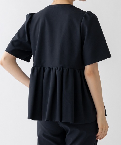 【完売品】ハミングレディブラウス ブラック ソーノ Sono ブラウス シャツ 「SONO/ソーノ」「SONO NAVY/ソーノ