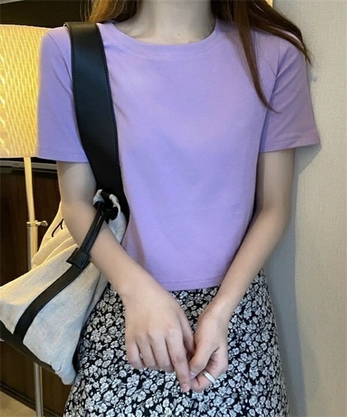 FREE STYLISTS tシャツ ショート丈半袖Tシャツ レディース