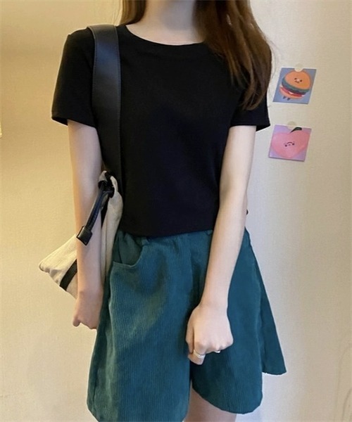 FREE STYLISTS tシャツ ショート丈半袖Tシャツ レディース