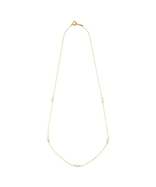 ネックレス 「les bonbon」swing pearl necklace / スィング パール ネックレス レディースの画像