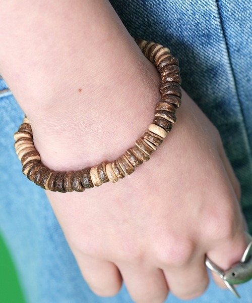 ankoROCK ブレスレット an meets zakka ウッドブレスレット / メンズ