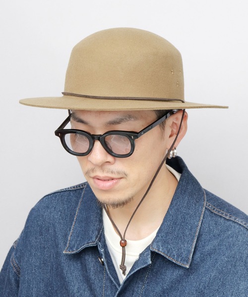 ReqHatter（レックハッター） 帽子 ハット フラット ワイドブリム