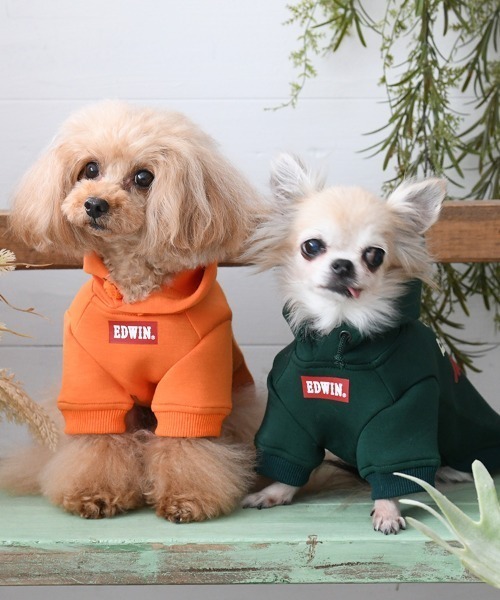 EDWIN（エドウィン） 犬 服 EDWIN/もちのびアメカジパーカー