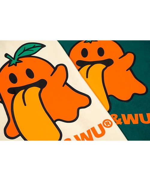 メンズ GRAF＆WU（グラフアンドウー） tシャツ ホワイト レディース 「graf」半袖Tシャツ M グラフアンドウー 半袖プリント BOOGHOST GRAF&amp;WU Tシャツ 『GRAF&amp;WU&frasl;グラフアンドユー』 GRAF&amp;WU（グラフアンドユー）の「GRAF&amp;WU ベルクロワッペン ピースゴースト半袖T