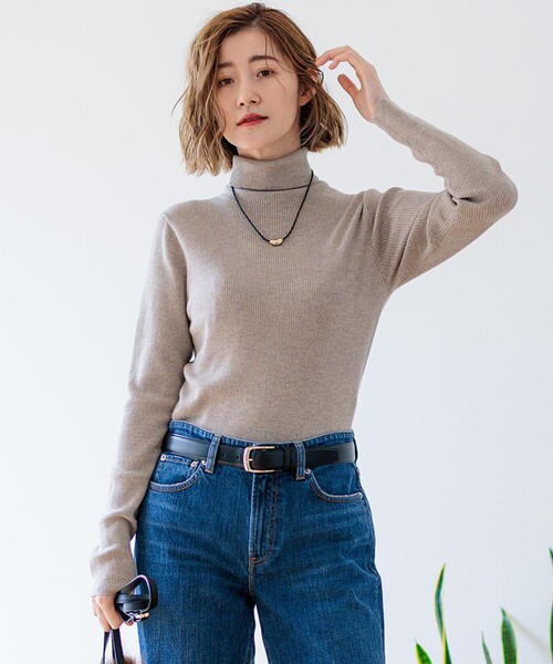 23区 - 23区今季Oggi1月号/CLASSY.11月号掲載ウーステッドウール  ニット 23区 ニット セーター 「Oggi1月号/CLASSY.11月号掲載
