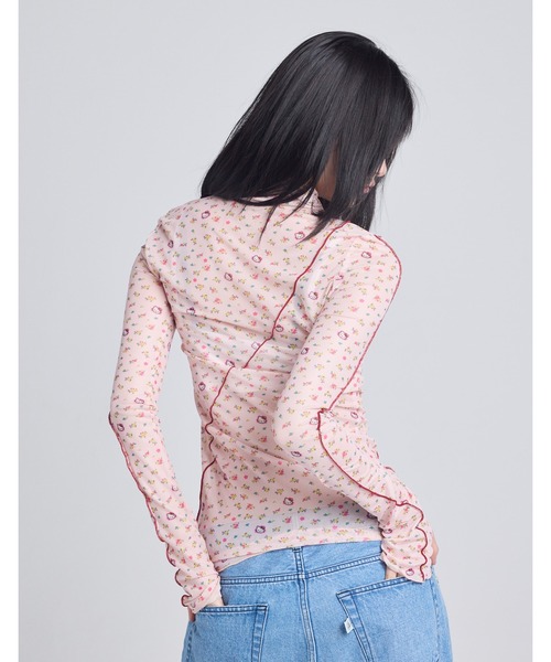tシャツ HELLO KITTY x little sunny bite / tulle top レディース メンズ Little sunny bite tシャツ 「HELLO KITTY x little bite