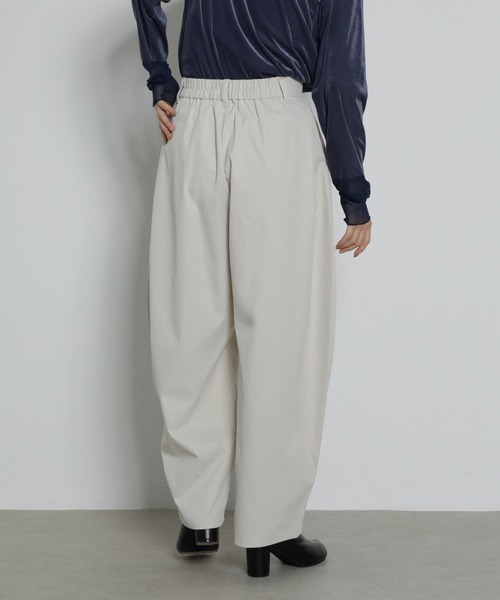 ワイドパンツ パンツ ミリタリー タック バレルパンツ レディース | en CAnAF | 12