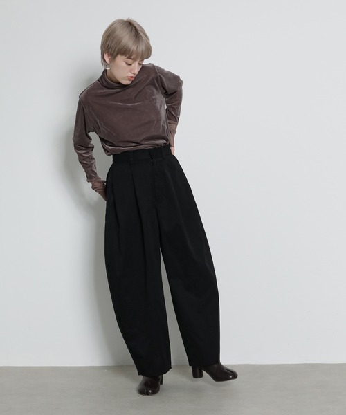 ワイドパンツ パンツ ミリタリー タック バレルパンツ レディース | en CAnAF | 15