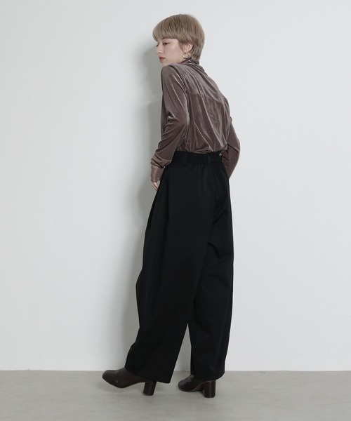 ワイドパンツ パンツ ミリタリー タック バレルパンツ レディース | en CAnAF | 16
