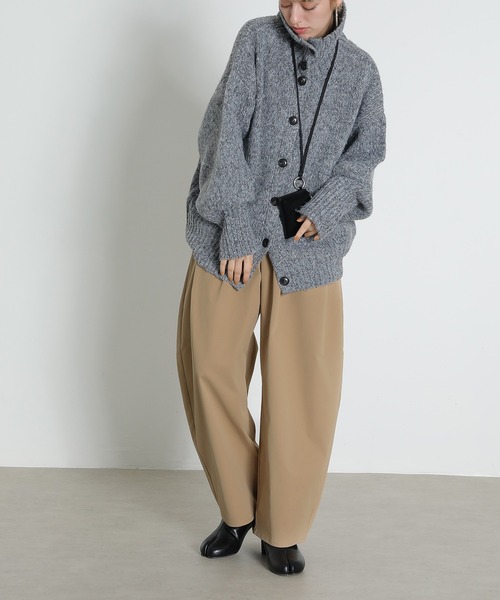 ワイドパンツ パンツ ミリタリー タック バレルパンツ レディース | en CAnAF | 22