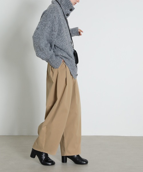 en CAnAF ワイドパンツ パンツ ミリタリー タック バレルパンツ