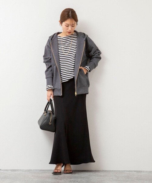 Rie Miller（リエミラー） パーカー ウォッシャブルOversized ZIP