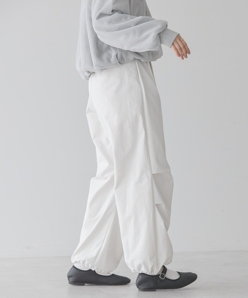 週末限定値下CLANE ホワイト パラシュート　パンツ　サイズ2 ワイド AMERICAN HOLIC（アメリカンホリック） ワイドパンツ パンツ