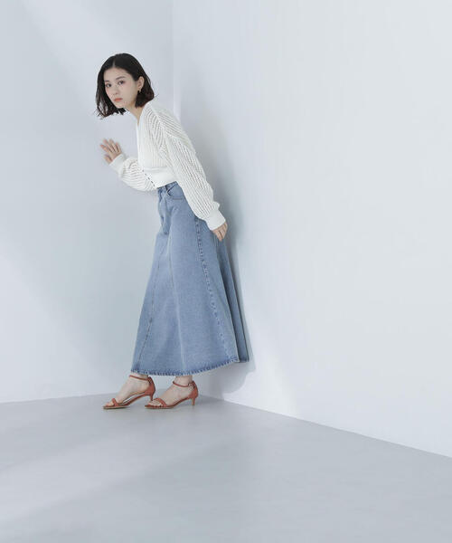 アメスリレイヤードメッシュカーディガン NATURAL BEAUTY BASIC カーディガン 「THINK NATURAL」アメスリ