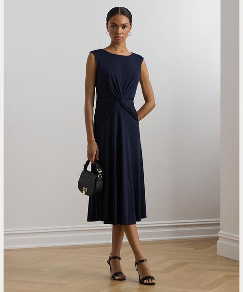 新作商品! Ralph Lauren ツイストフロント ミディ ワンピース 新作商品! Ralph Lauren ツイストフロント ミディ ワンピース