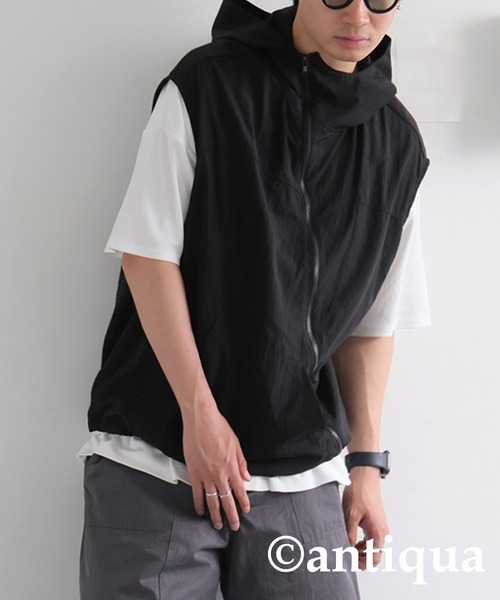 GG-ジレblk WEB限定/OUTLET】【発送在庫あり】【BL】リバーシブルジレ