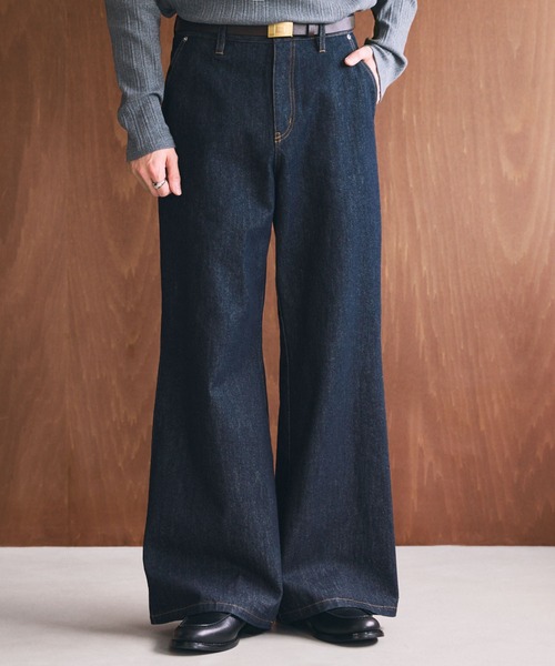 LUENNA ジーンズ 「LUENNA」Semi-flare Denim Pants / セミフレア