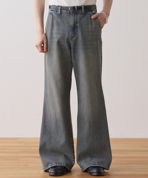 LUENNA ジーンズ 「LUENNA」Semi-flare Denim Pants / セミフレア LUENNA ジーンズ 「LUENNA」Semi-flare Denim Pants / セミフレア