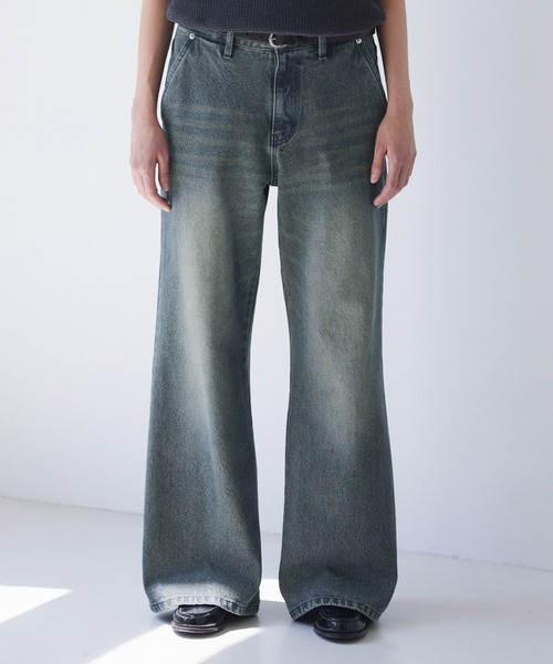 COLN lumen flare wide denim bootcut pants (2c) デニムパンツ COLN(コルン) デニム・ジーパン(メンズ) - 海外通販のBUYMA