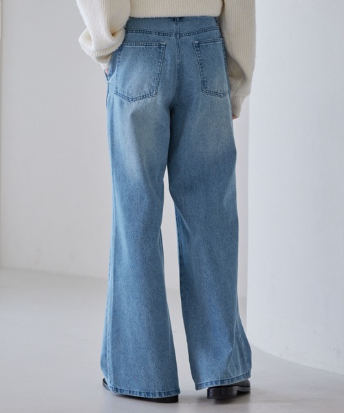 LUENNA ジーンズ 「LUENNA」Semi-flare Denim Pants / セミフレア