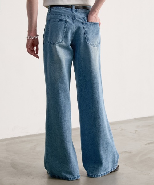 LUENNA ジーンズ 「LUENNA」Semi-flare Denim Pants / セミフレア