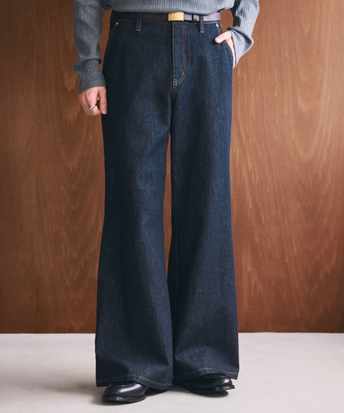 LUENNA ジーンズ 「LUENNA」Semi-flare Denim Pants / セミフレア