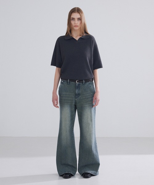 LUENNA ジーンズ 「LUENNA」Semi-flare Denim Pants