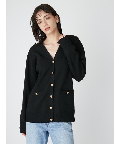 Mila Owen（ミラオーウェン） ニットカーディガン 0 ブラック