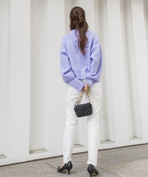 「VICKY」 長袖ニット M ピンク レディース_画像5