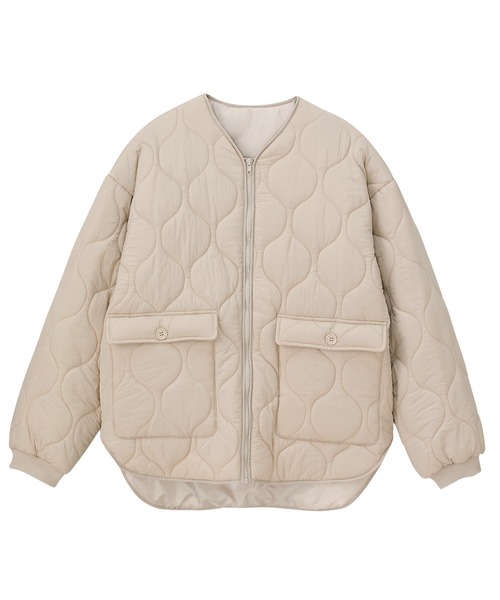 「GeeRA」 ブルゾン MEDIUM アイボリー レディース_画像2