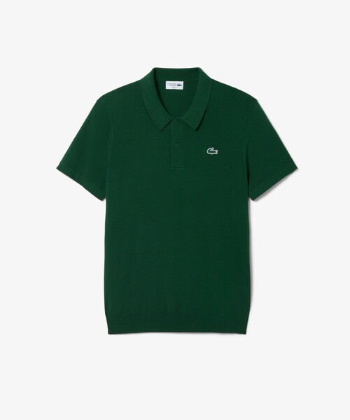 LACOSTE（ラコステ） ポロシャツ 半袖 レーヨン混 ワントーンゴルフ