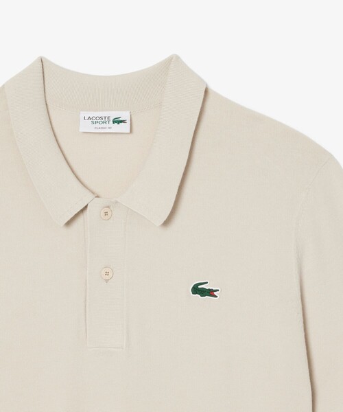 LACOSTE（ラコステ） ポロシャツ 半袖 レーヨン混 ワントーンゴルフ