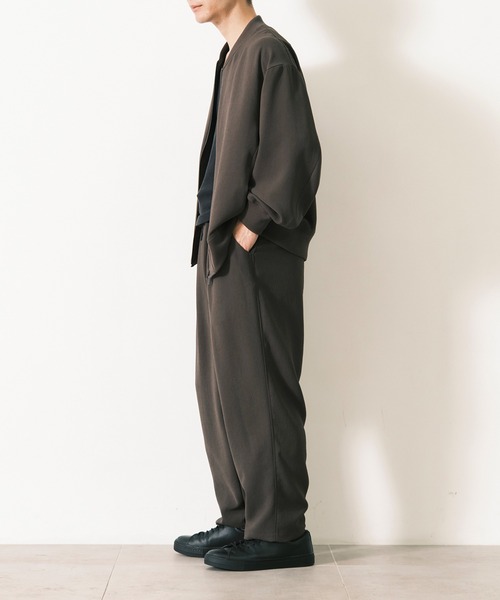 CITY TOKYO スラックス Multi-flex ワイドテーパードパンツ