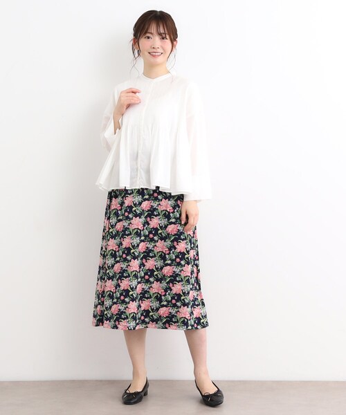 LAURA ASHLEY（ローラアシュレイ） スカート 「洗える／ジャージ素材