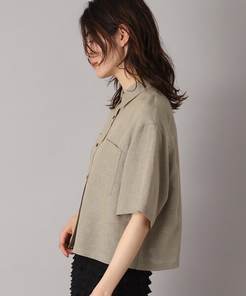 ドレステリア　ハーフスリーブジャケット DRESSTERIOR ブラウス シャツ 「トレンド/清涼感」ハーフ