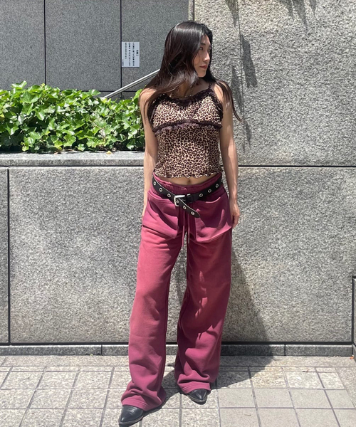 68408　DOLCE&GABBANA　レオパード　レース　キャミソール 68408 DOLCE&GABBANA レオパード レース キャミソール - メルカリ