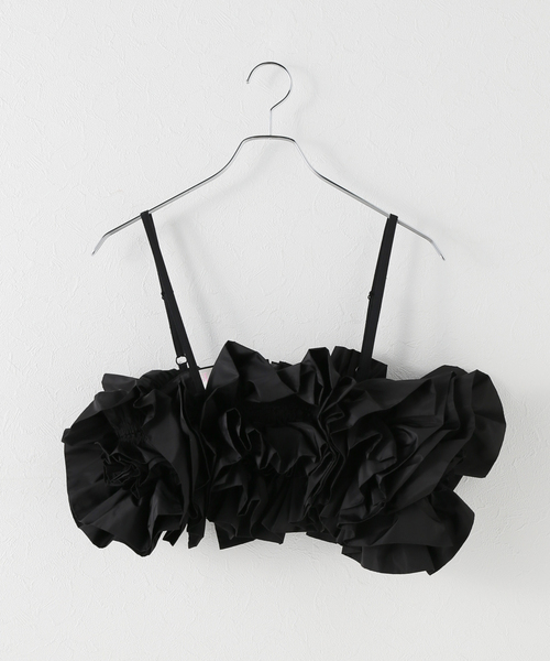 ブラウス シャツ 「VIVIANO / ヴィヴィアーノ」Flower Bustier:シャツ VW-SS25-T02 レディース