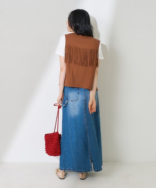 FREAK'S STORE（フリークスストア） ベスト ジレ カットフリンジベスト