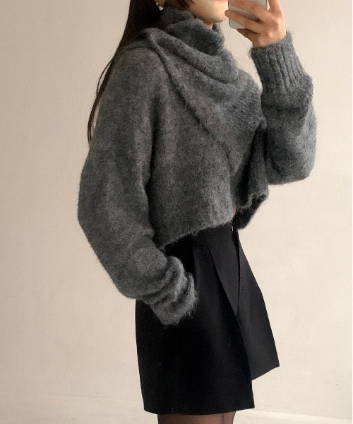 「Didot.showroom」 長袖ニット FREE カーキ レディース_画像2