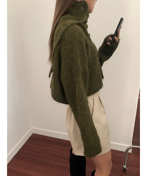 「Didot.showroom」 長袖ニット FREE カーキ レディース_画像5