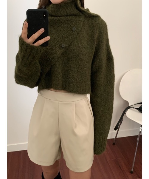 「Didot.showroom」 長袖ニット FREE カーキ レディース_画像6