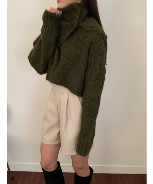 「Didot.showroom」 長袖ニット FREE カーキ レディース_画像7