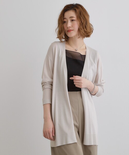 ロングカーディガン trim_ofcrs_item459f50ba06ea11f