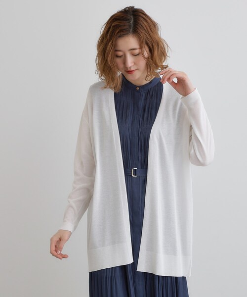 grove カーディガン 「接触冷感/UVカットetc」夏に嬉しい機能
