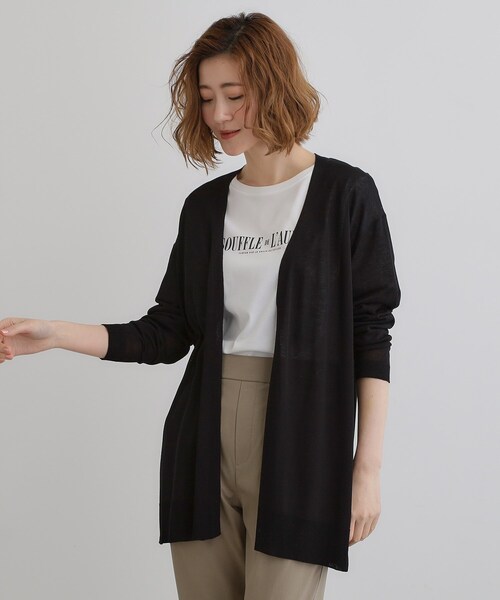 ロングカーディガン trim_ofcrs_item459f50ba06ea11f