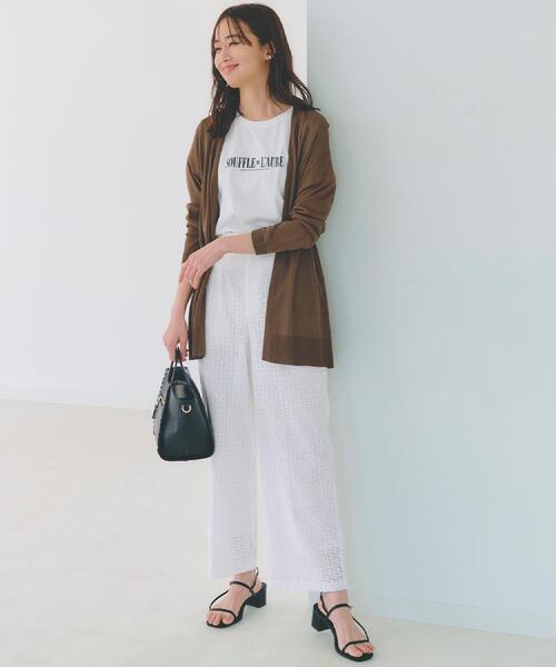 新品✨タグ付き♪定価8,680円【ＵＶ・接触冷感】ロングカーディガン　大特価‼️ ad thie（アドティエ） カーディガン 接触冷感UVカット サムホール