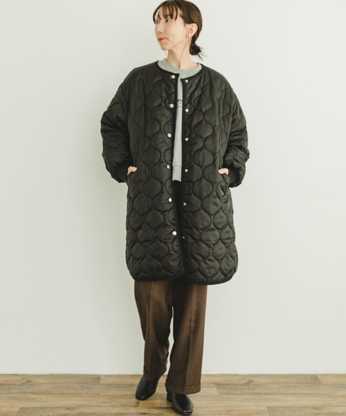 「ITEMS URBANRESEARCH」 コート FREE カーキ レディース_画像4